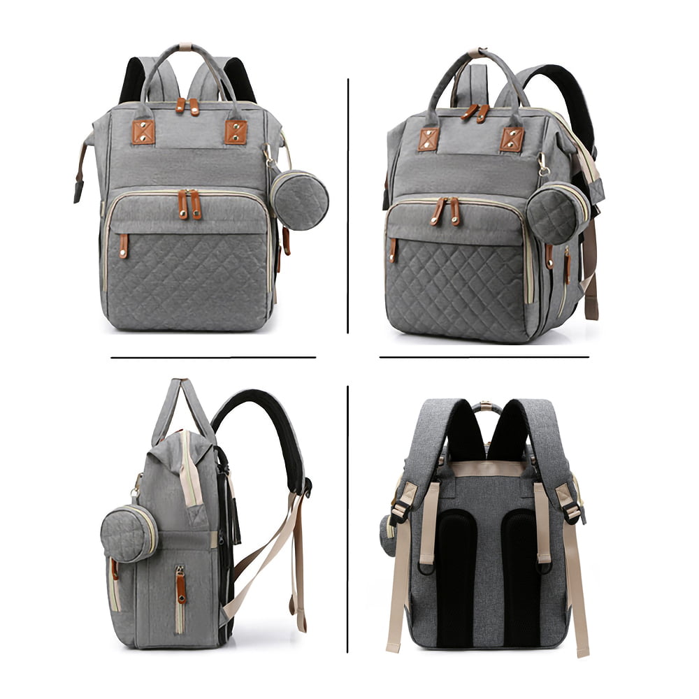 Dammyty Travel Diaper Bag Backpack for Baby ,Multifunctional Waterproof Portable Baby Bag,Large Capacity Baby Changing Bag