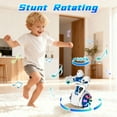 Dammyty Robot Toy for Kids, Intelligent Electronic Walking Dancing Singing Robot Toys with 360° Spinning and Lights for Boys Girls, Blue