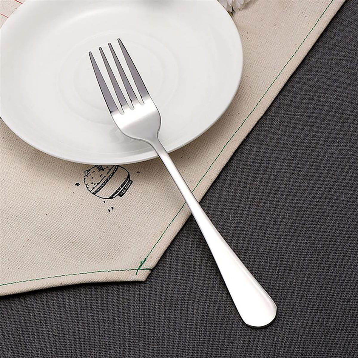 Dammyty Upgrade Stainless Steel Dinner Forks,Salad Forks Set of 12