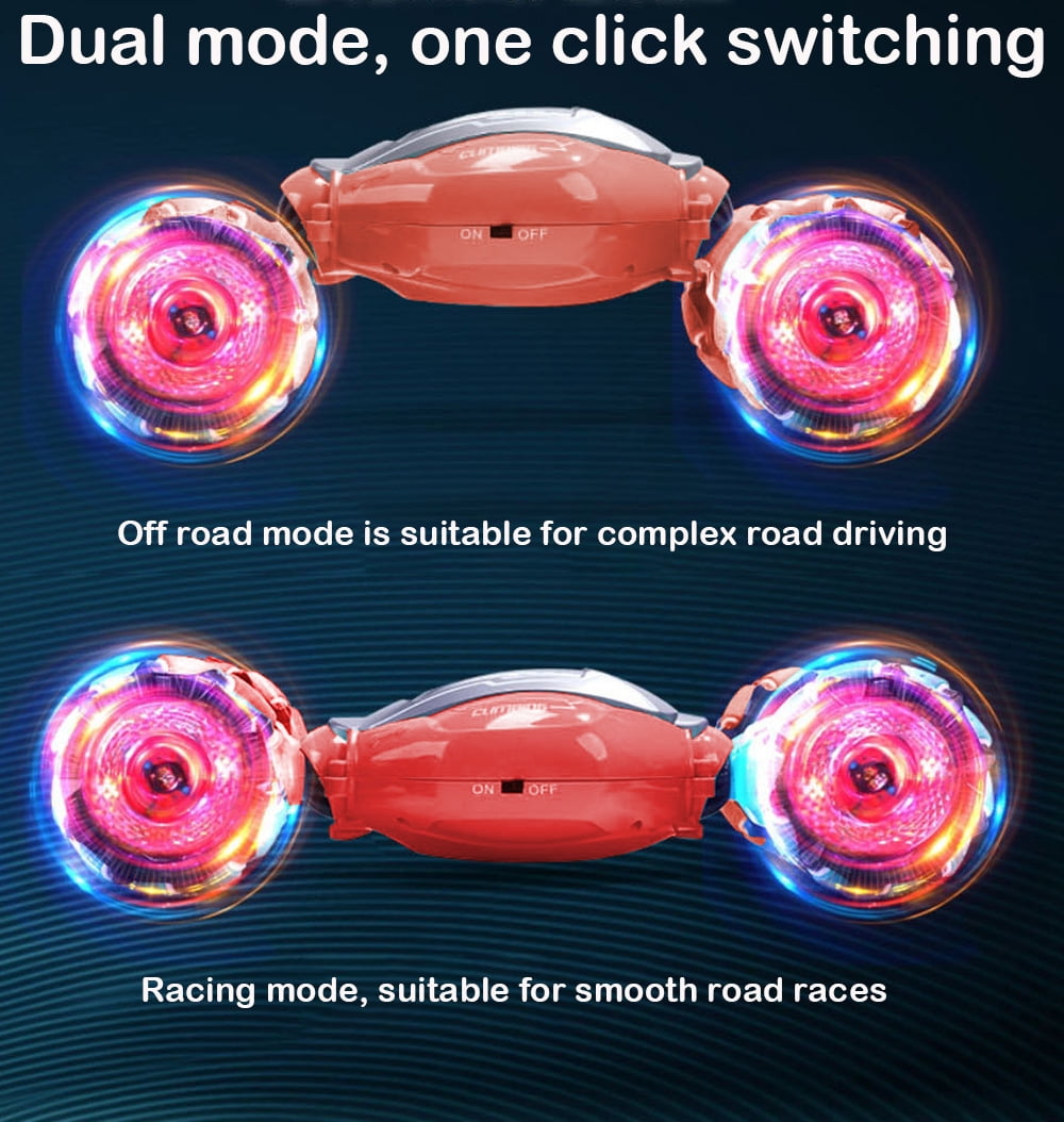 Dammyty RC Car for Kids, 2.4GHz 4WD Remote Control Stunt Gesture Car , Double Sided 360°Spins and Flips Gesture Sensor Toy Cars