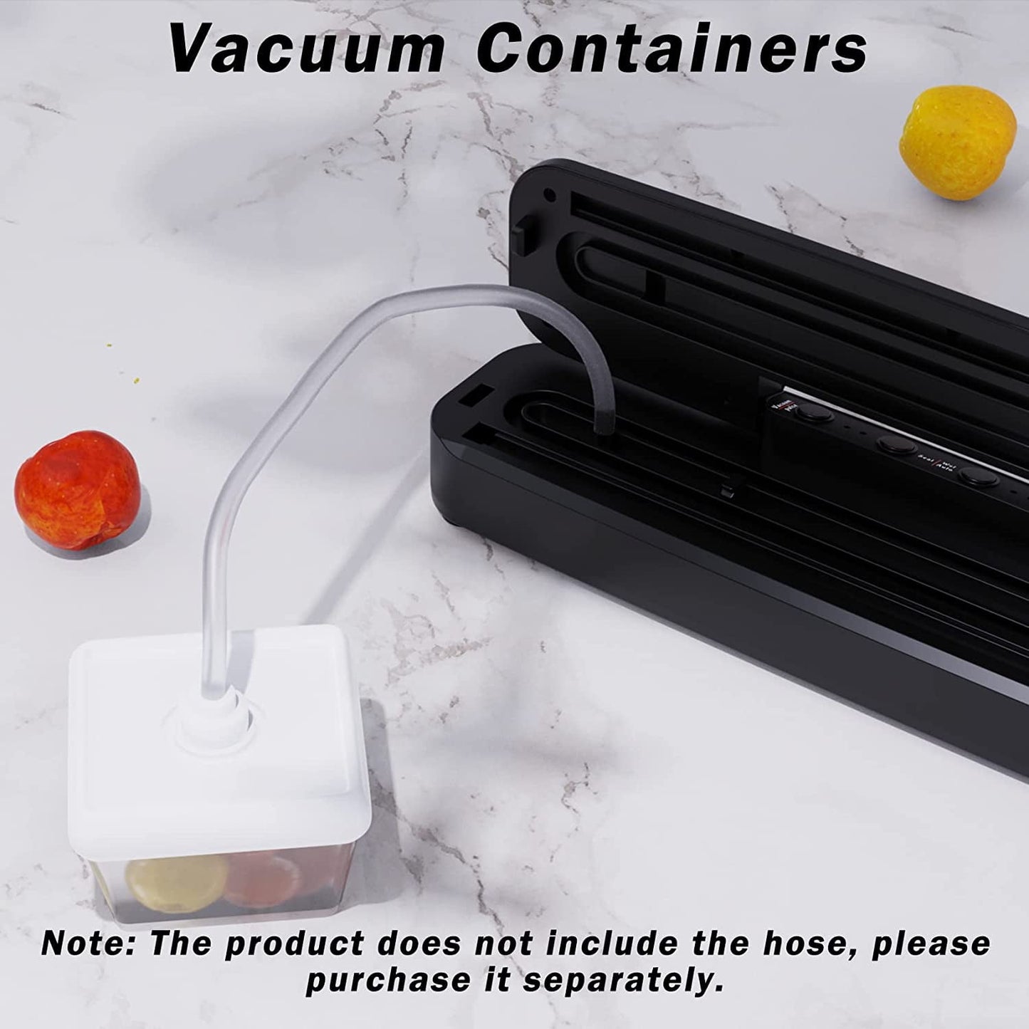 Dammyty Vacuum Sealer with 10 Vacuum Sealer Bags Automatic Food Vacuum Sealer Machine Electric Air Sealing Preserver System for Food Preservation(Black)