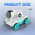 Dammyty 2 in 1 Remote Control Cars, 2.4GHz RC Car Toys with Spray and Light & Music, Bubble Toys for Kids