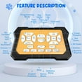 Dammyty Robot Dog for Kids, Smart Programmable Remote Control Robot Dog Toy with Interactive Touch, Singing Dancing Robot Toys with LED Eyes, Volume Control