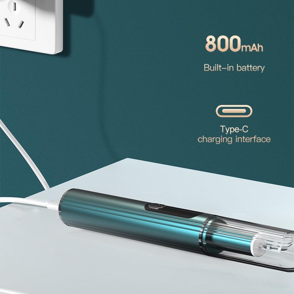 Dammyty Electric Ultrasonic Calculus Remover, Rechargeable Teeth Cleaning Tools ,3 Adjustable Modes