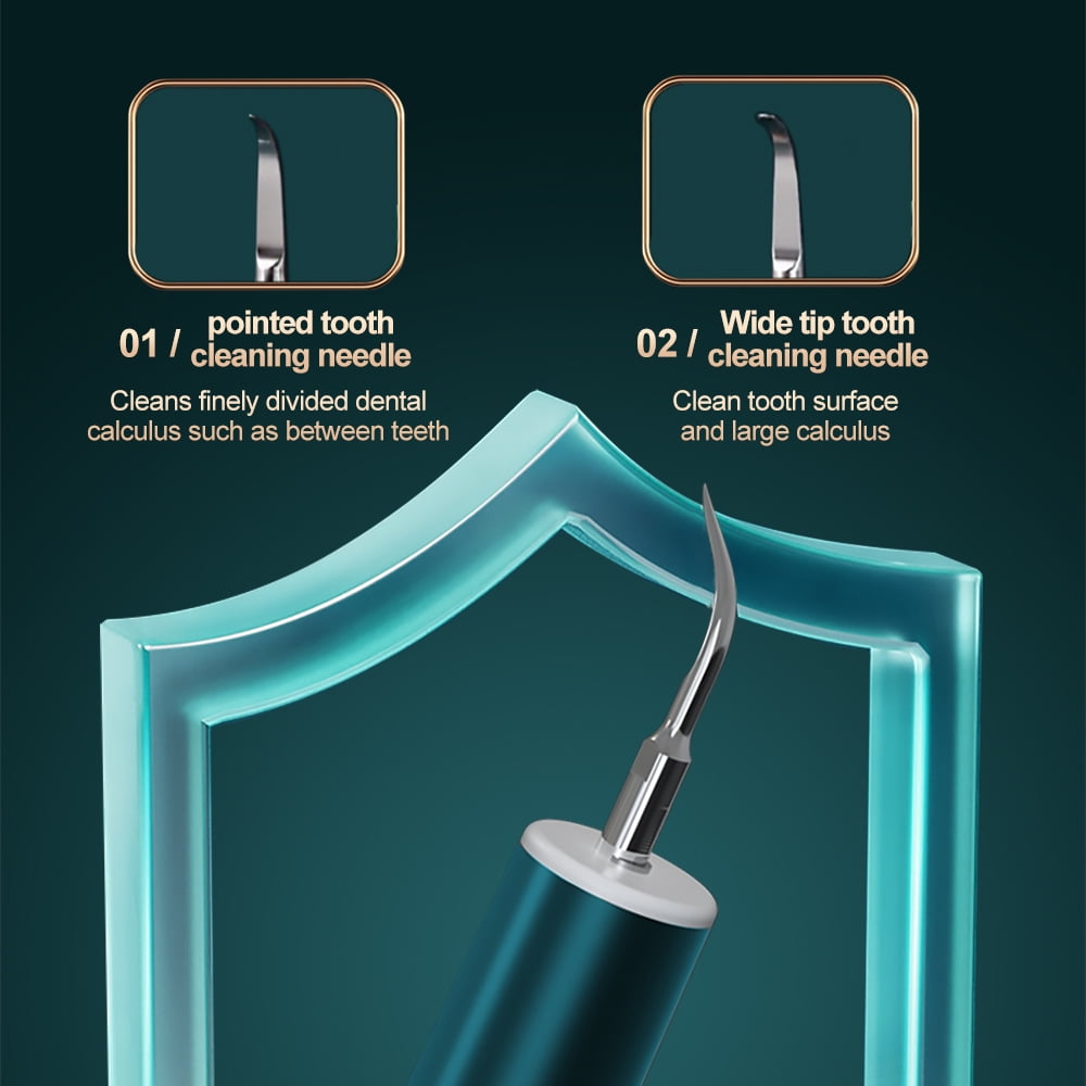 Dammyty Electric Ultrasonic Calculus Remover, Rechargeable Teeth Cleaning Tools ,3 Adjustable Modes