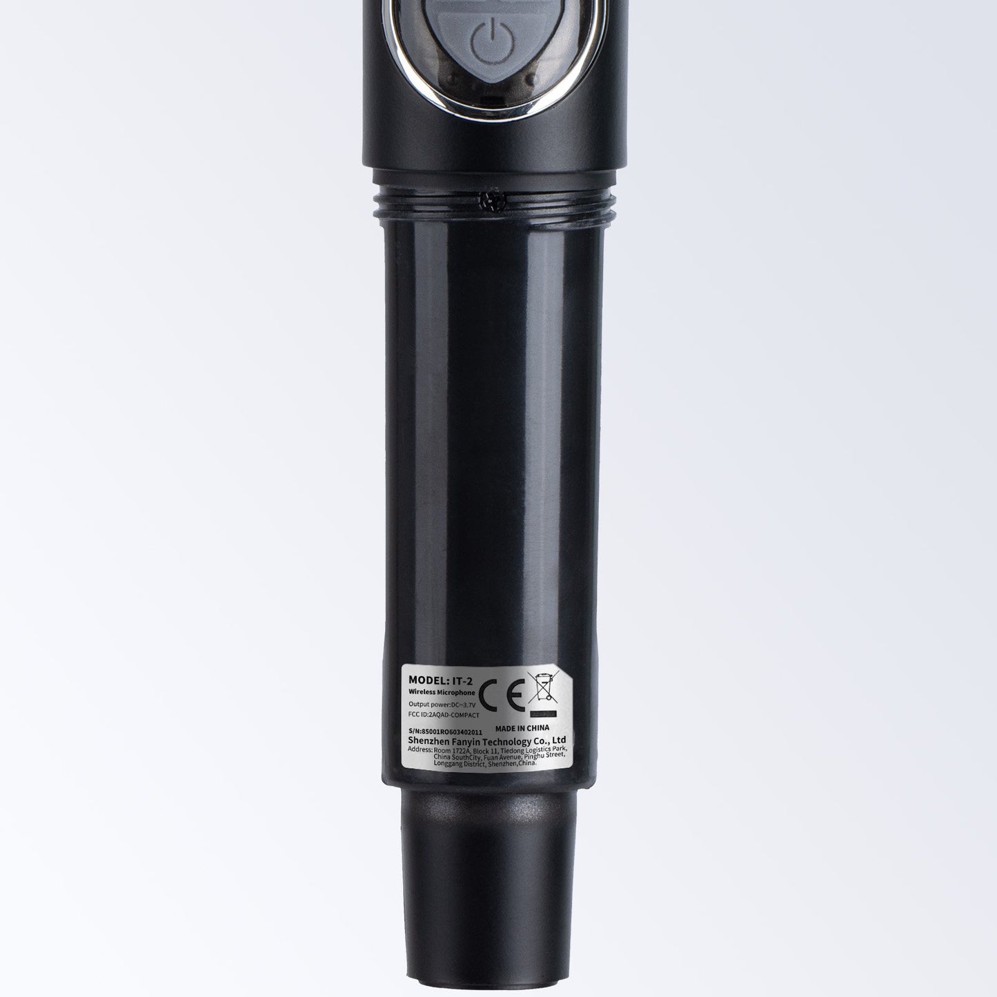 Dammyty Wireless Microphone, Rechargeable Dual Handheld Dynamic Wireless Mic for Karaoke Singing, Party, Wedding, Speech