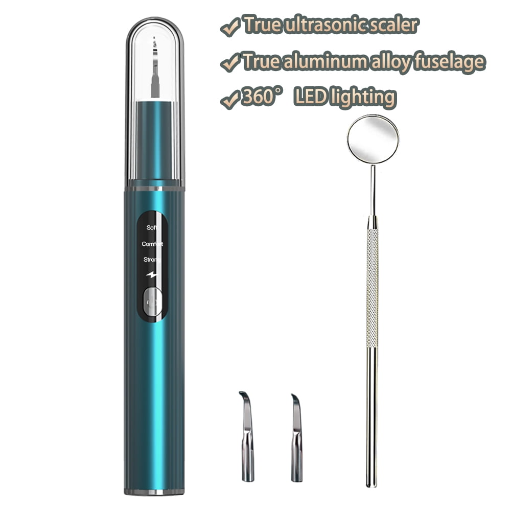 Dammyty Electric Ultrasonic Calculus Remover, Rechargeable Teeth Cleaning Tools ,3 Adjustable Modes
