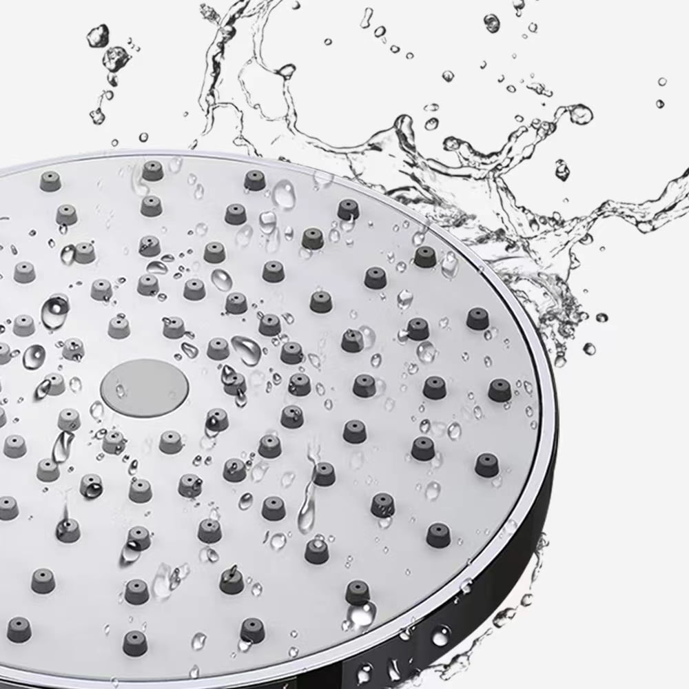 Dammyty High Pressure Rain Shower Head,Luxury Modern Look,6 Inch 1-min Installation