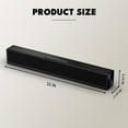 Dammyty Sound Bar for TV, 3D Surround Sound System TV Sound Bar, 60W Soundbar with Built-in Subwoofer, 2.1 ch Home Theater TV Speakers, HDMI-ARC, Bluetooth, COX, AUX