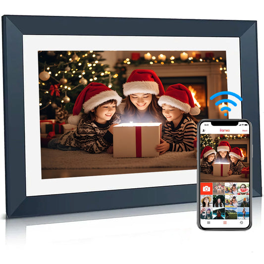Dammyty 10 inch Wifi Digital Photo Picture Frame,Touch Screen Smart Cloud Picture Frame Share Photos and Videos Instantly, Christmas Gift
