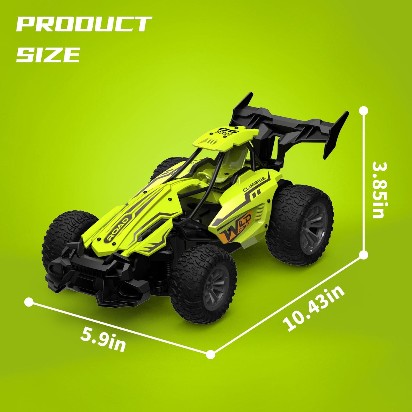 Dammyty Remote Control Cars, 2.4Ghz High Speed RC Car Toys for Boys Girls, All Terrain off Road RC Truck for Kids