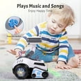 Dammyty Robot Toy For Kids, Smart Electronic Dancing Robot Toys with Music and Light Up Eyes, Adjustable Volume, Toddler Toys Gift for Boys Girls