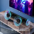 Dammyty Sound Bar for TV, 3D Surround Sound System TV Sound Bar, Bluetooth 5.3 Soundbar with Built-in Subwoofer, 50W Home Theater TV Speakers, HDMI-ARC, Optical, AUX, USB