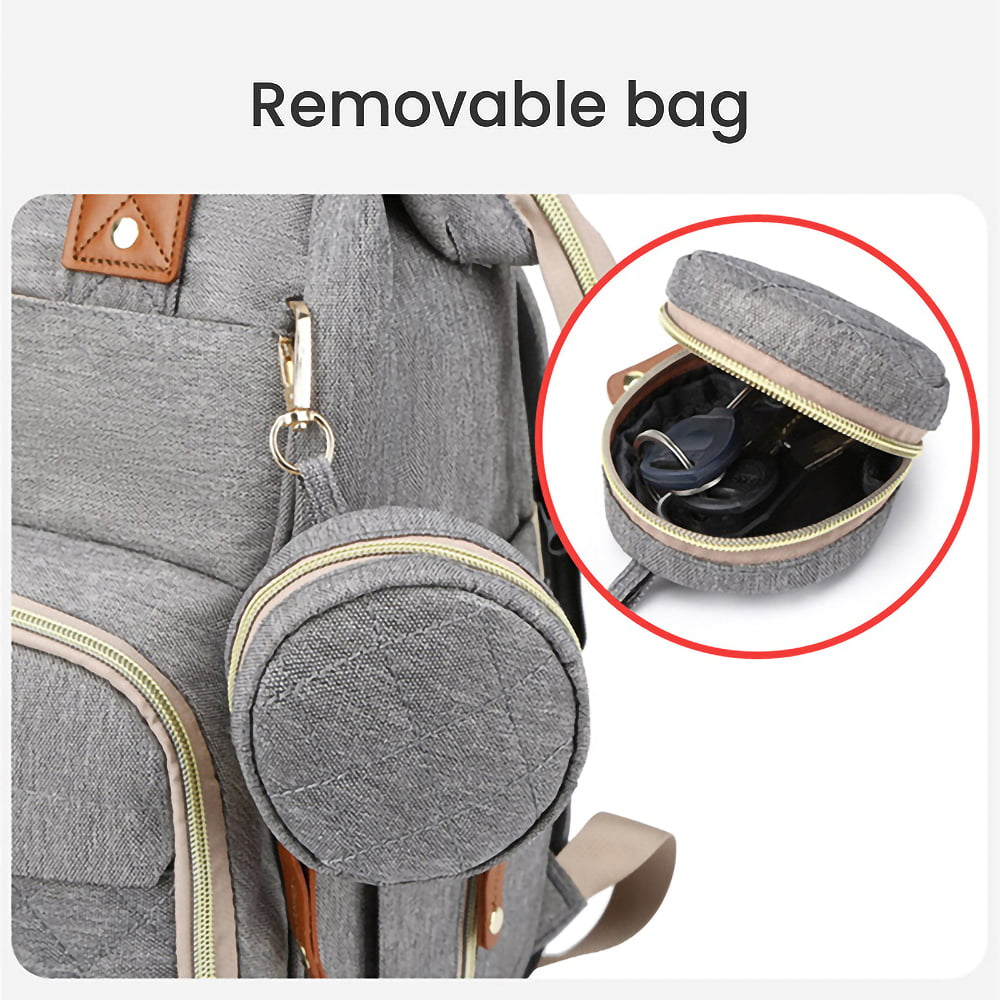 Dammyty Travel Diaper Bag Backpack for Baby ,Multifunctional Waterproof Portable Baby Bag,Large Capacity Baby Changing Bag